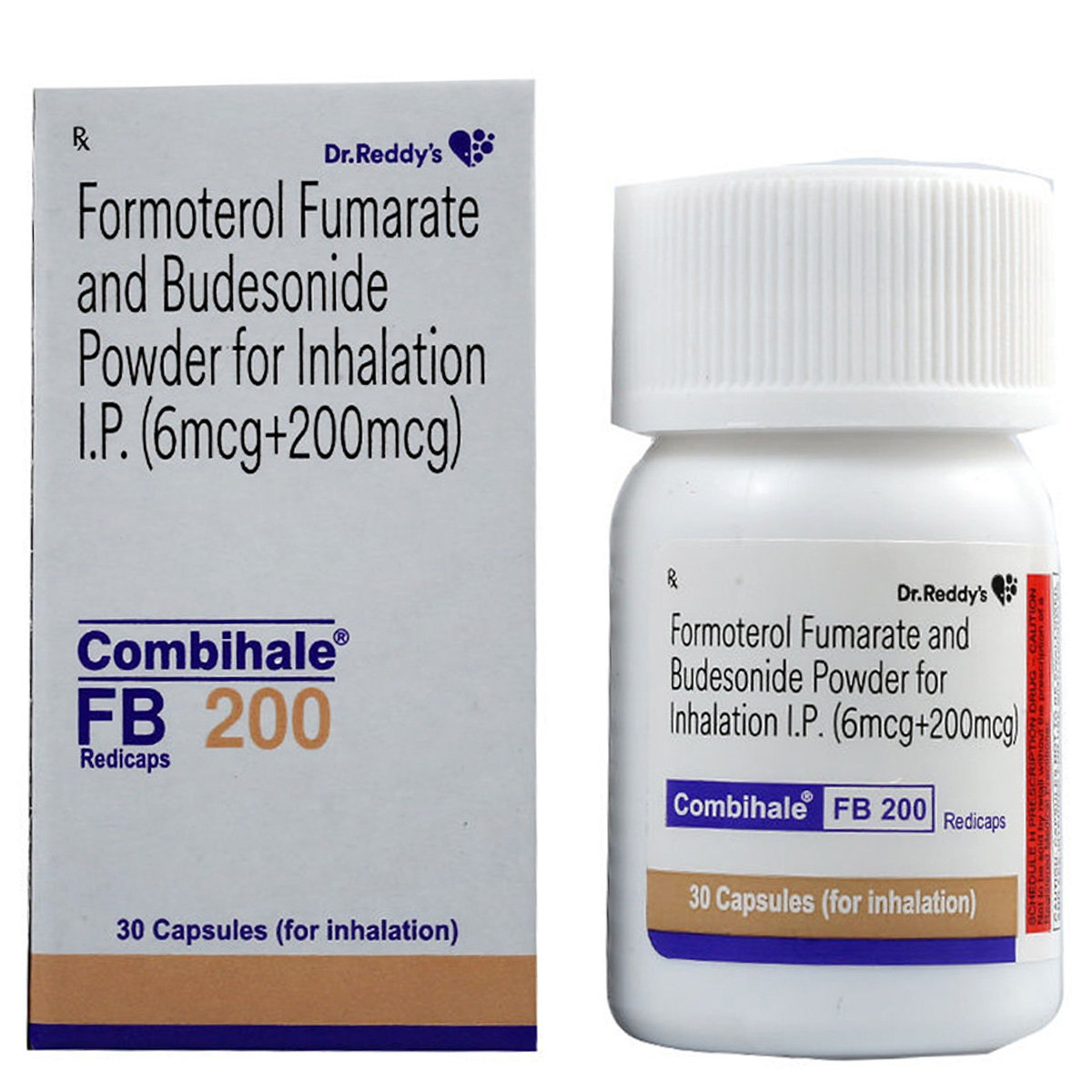 Combihale FB 200 Redicaps 30's, Pack of 1 CAPSULE Combihale FB 200 Redicaps 30's, Pack of 1 CAPSULE