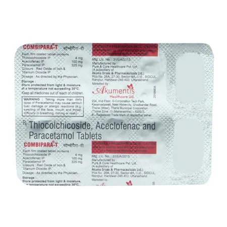 Combipara T Tablet 10's