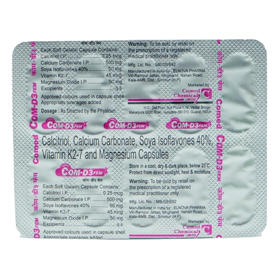 Com-D3 Fem Capsule 10's, Pack of 10 CapsuleS