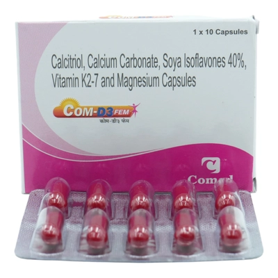 Com-D3 Fem Capsule 10's, Pack of 10 CapsuleS