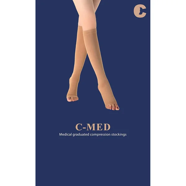 C-Med Compression Stocking Knee AD XL, 1 Pair, Pack of 1