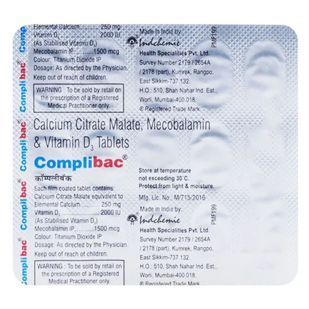 Complibac Tablet 15's