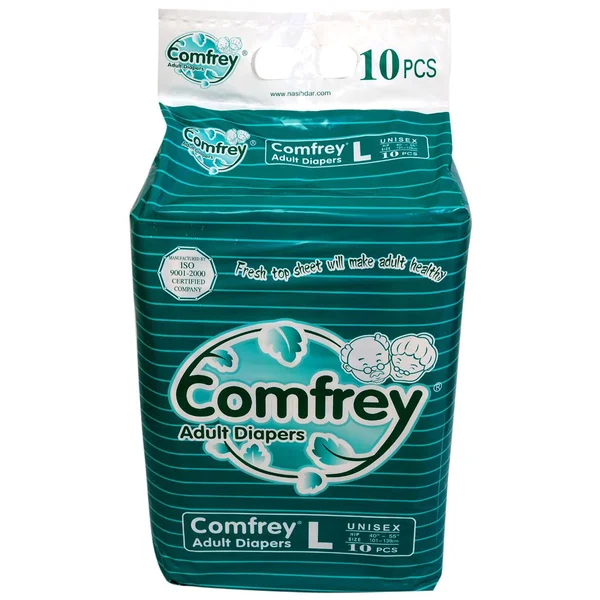 Comfrey Adult Diapers Large, 10 Count