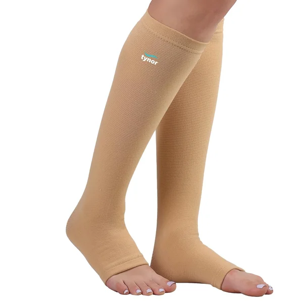 Tynor Compression Stockings Below Knee Classic Small, 1 Count