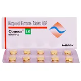 Concor 10 Tablet 10's, Pack of 10 TABLETS