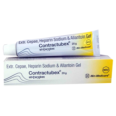 Contractubex Gel 20 gm | Extr Cepae Fluid, Heparin Sodium, Allantoin | Helps In Managing Scars Of Any Etiology, Pack of 1 GEL