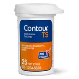 Contour TS Blood Glucose Test Strips, 25 Count, Pack of 1