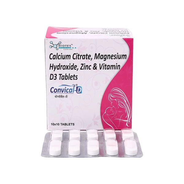 Convical D Tablet 10's