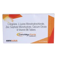 Buy Convidex Forte Tablet online | Uses, Side Effects, Price and ...