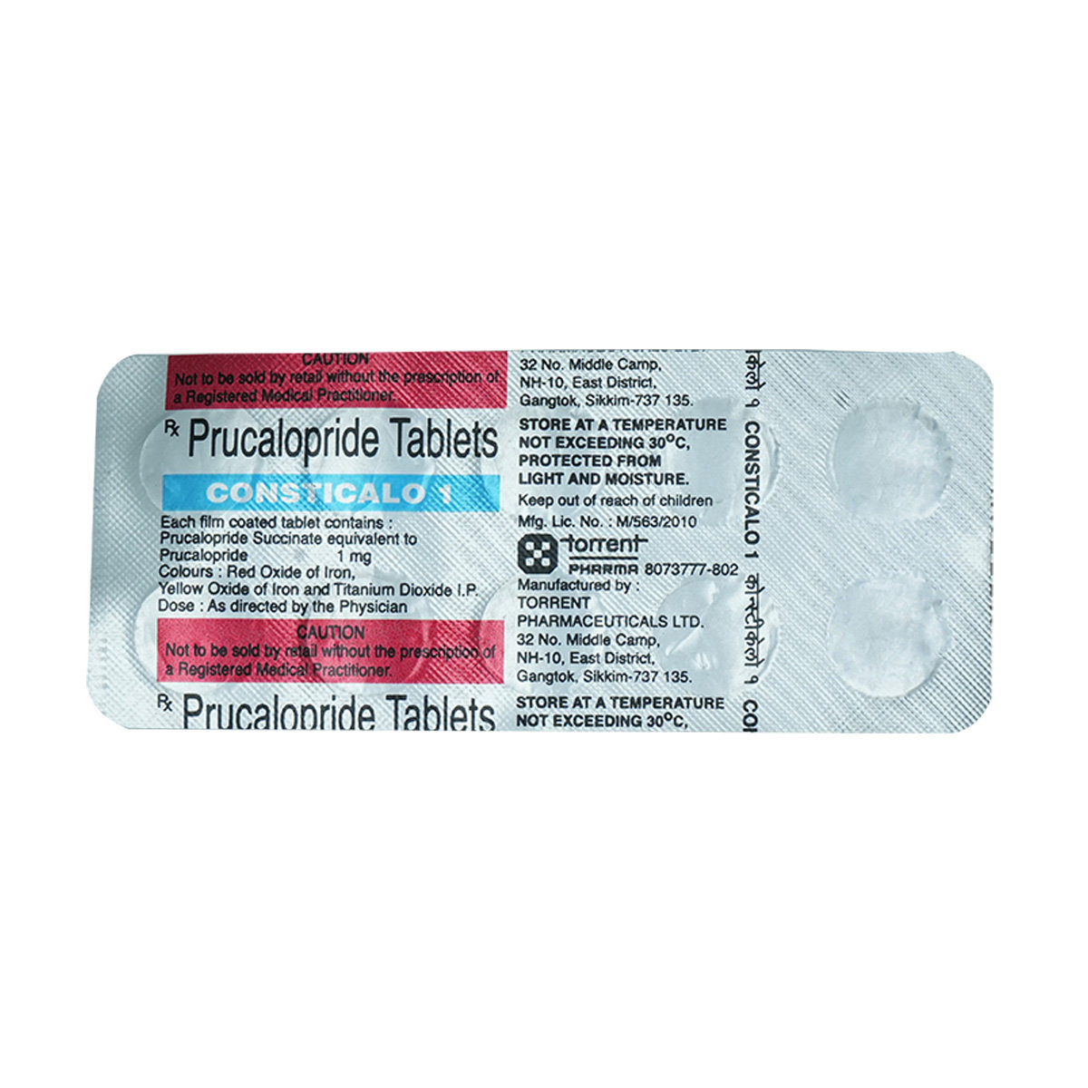 Consticalo 1 mg Tablet 10's, Pack of 10 TabletS Consticalo 1 mg Tablet 10's, Pack of 10 TabletS
