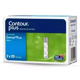 Contour Plus Blood Glucose Test Strips, 50 Count, Pack of 1