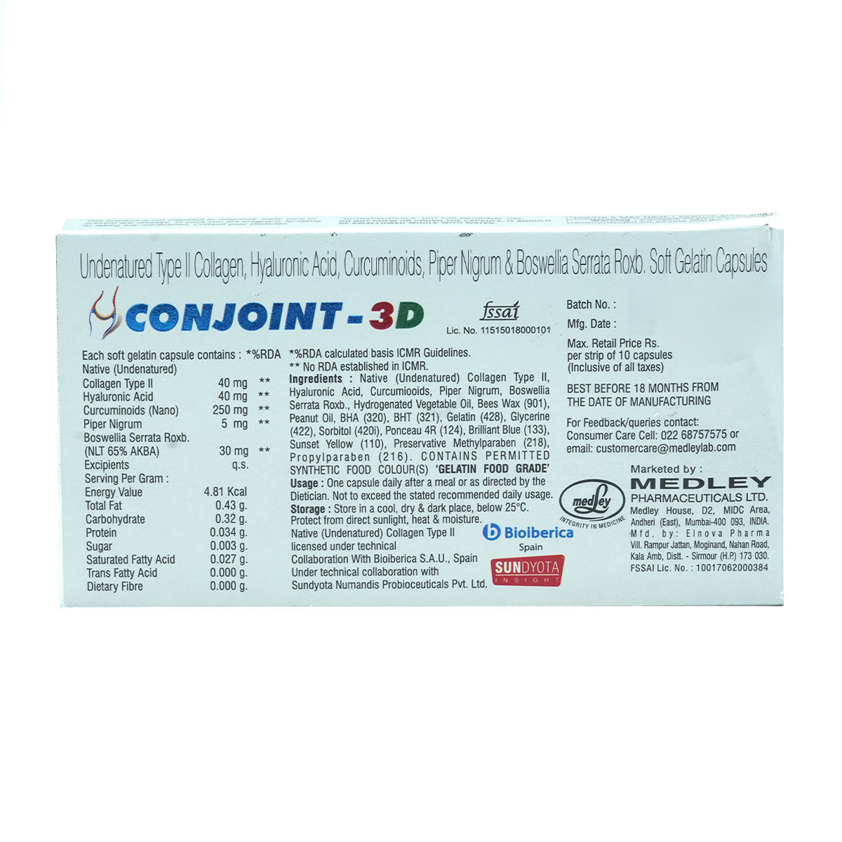 Conjoint 3D Capsule 10's, Pack of 10 Conjoint 3D Capsule 10's, Pack of 10