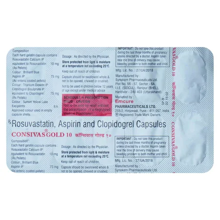 Consivas Gold 10 Capsule 10's
