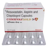 Consivas Gold 20 mg Capsule 10's, Pack of 10 CapsuleS