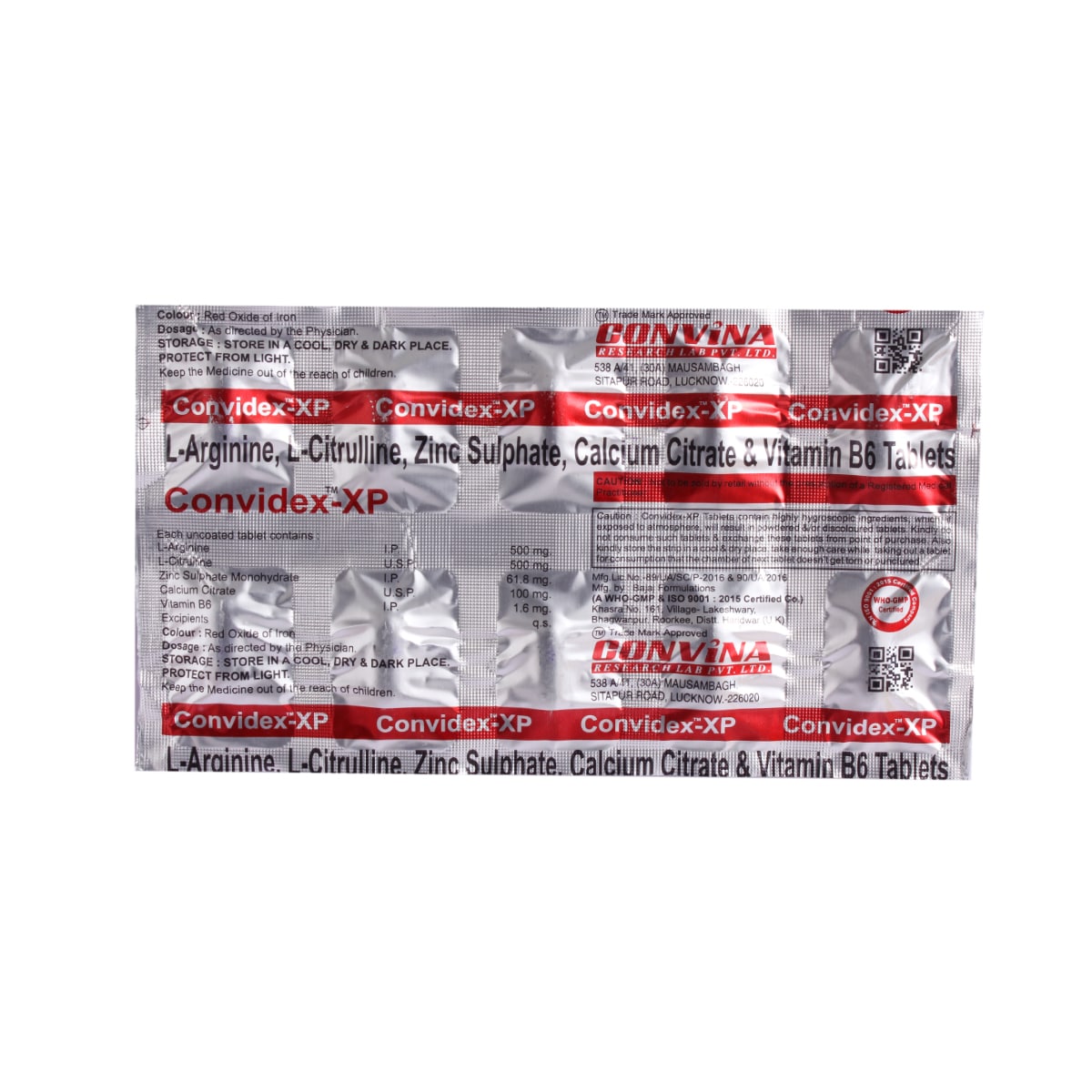 Convidex-XP Tablet 10's, Pack of 10 Convidex-XP Tablet 10's, Pack of 10