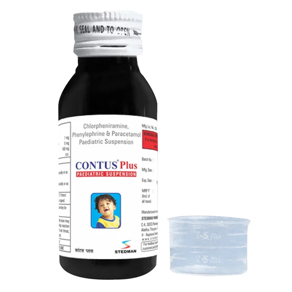 Contus Plus Suspension 60 ml, Pack of 1