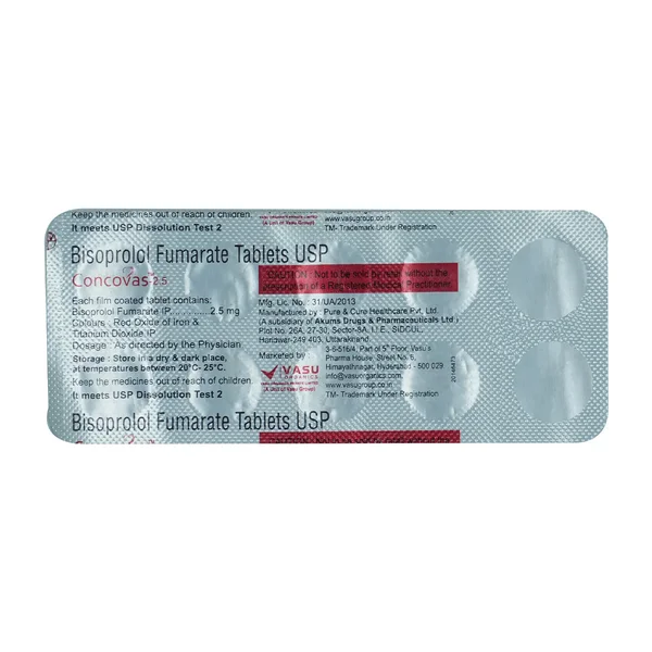 Concovas-2.5 Tablet 10's