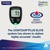Contour Plus Elite Blood Glucose Monitoring System with Free 20 Strips, 1 Kit, Pack of 1
