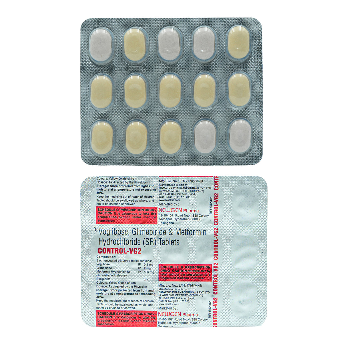 Control-VG2 Tablet 15's, Pack of 15 TabletS Control-VG2 Tablet 15's, Pack of 15 TabletS