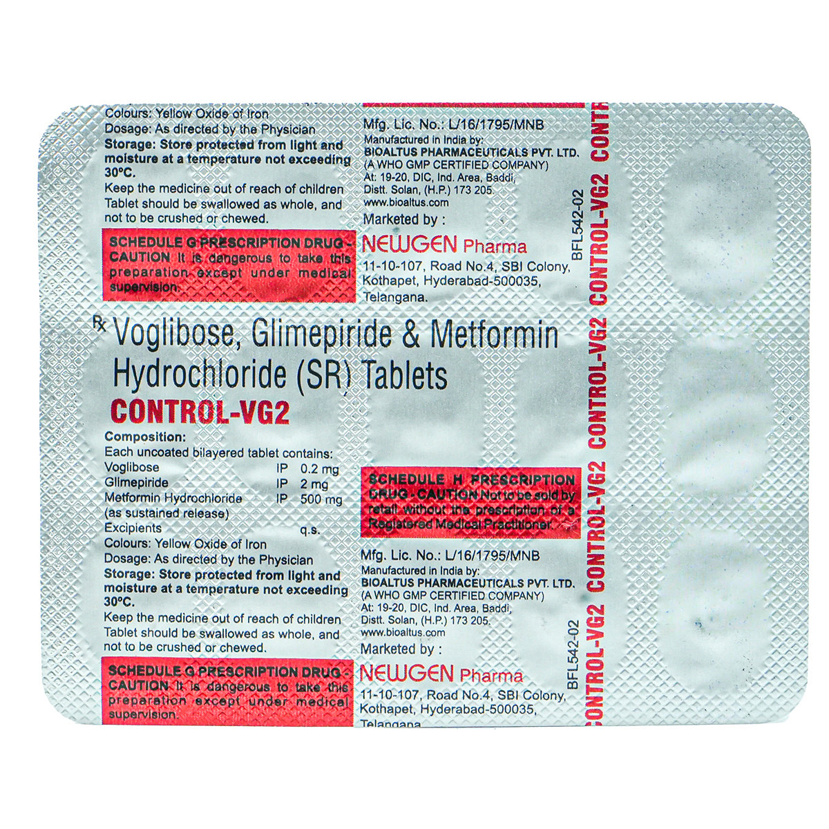 Control-VG2 Tablet 15's, Pack of 15 TabletS Control-VG2 Tablet 15's, Pack of 15 TabletS