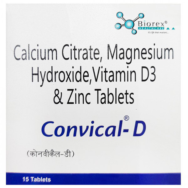 Convical-D Tablet 15's, Pack of 15 Convical-D Tablet 15's, Pack of 15