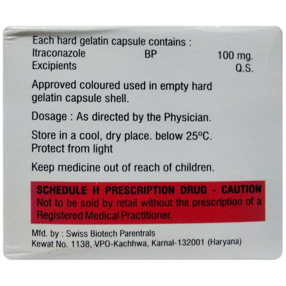 Conaspore 100 Capsule 4's, Pack of 4 CAPSULES Conaspore 100 Capsule 4's, Pack of 4 CAPSULES