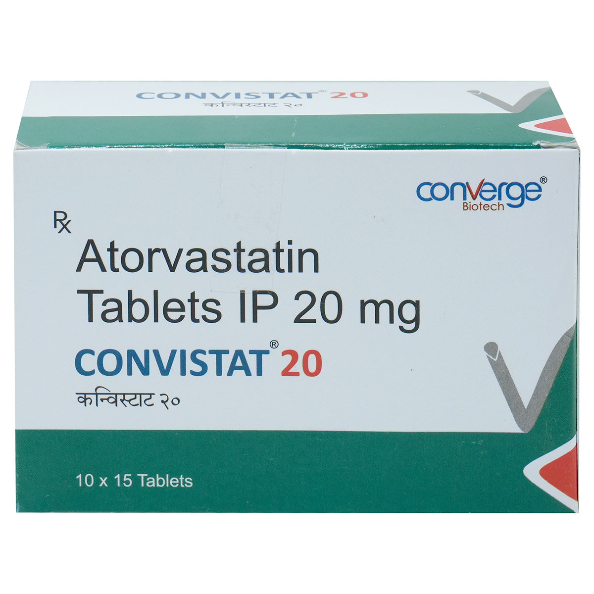 Convistat 20 Tablet 15's, Pack of 15 TabletS Convistat 20 Tablet 15's, Pack of 15 TabletS