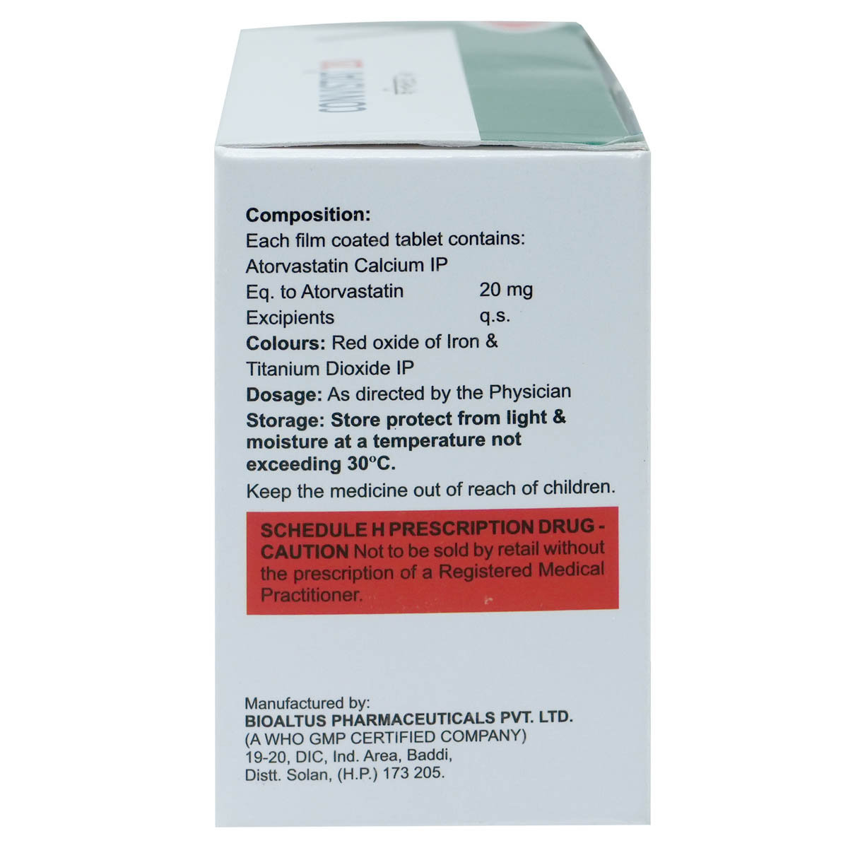 Convistat 20 Tablet 15's, Pack of 15 TabletS Convistat 20 Tablet 15's, Pack of 15 TabletS