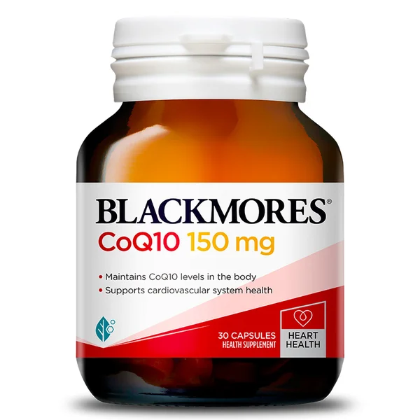 Blackmores CoQ10 150 mg for Heart Health, 30 Capsules, Pack of 1