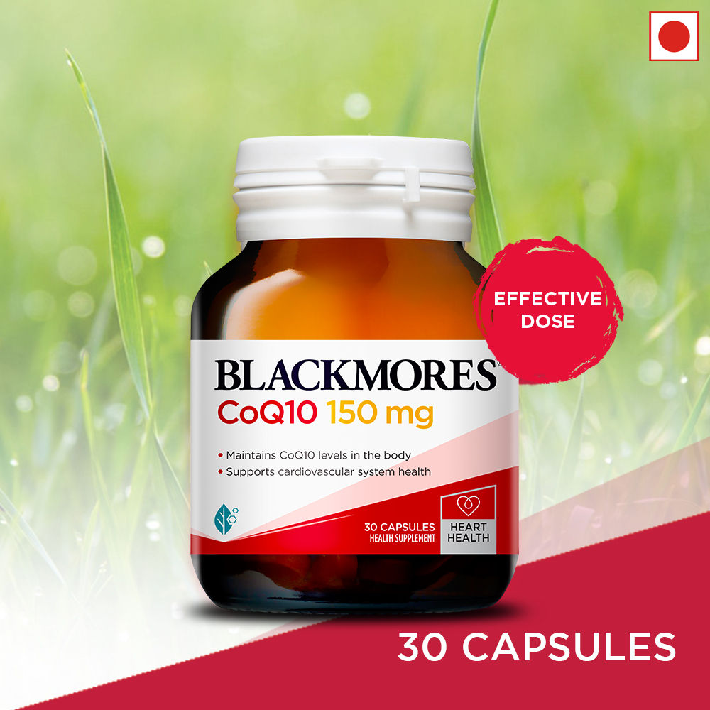 Blackmores CoQ10 150 mg for Heart Health, 30 Capsules, Pack of 1 