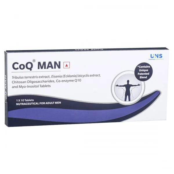 COQ Man Tablet 10's, Pack of 10 TabletS