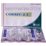 Corbis-2.5 Tablet 15's, Pack of 15 TABLETS
