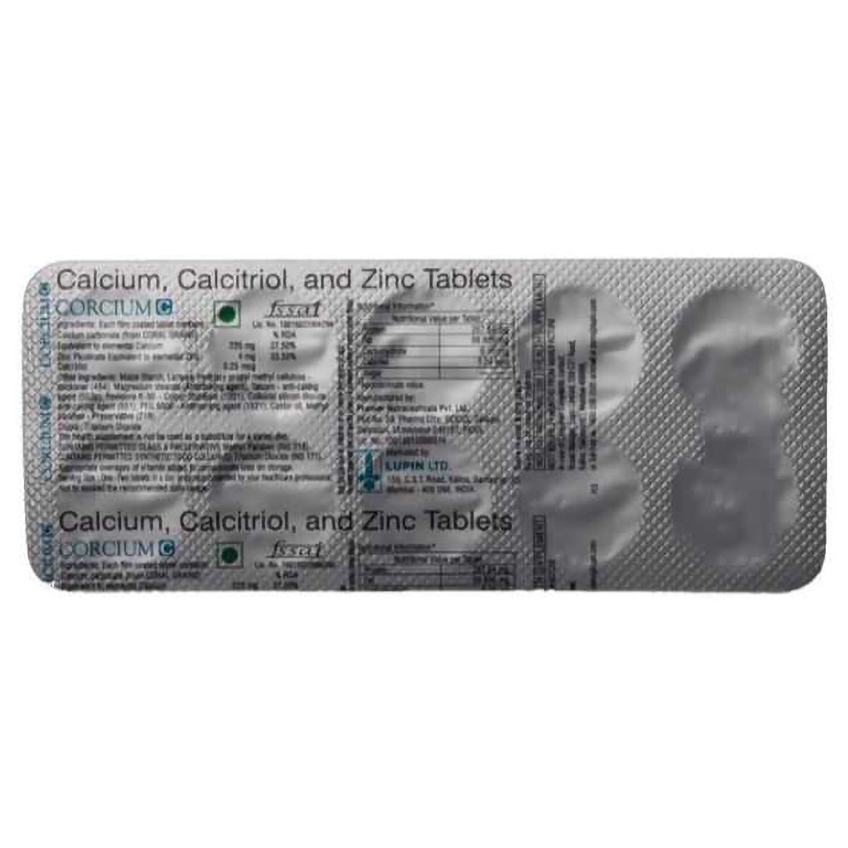 Buy Corcium C Tablet 10's Online