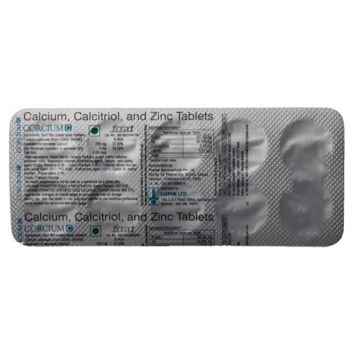 Buy Corcium C Tablet 10's Online