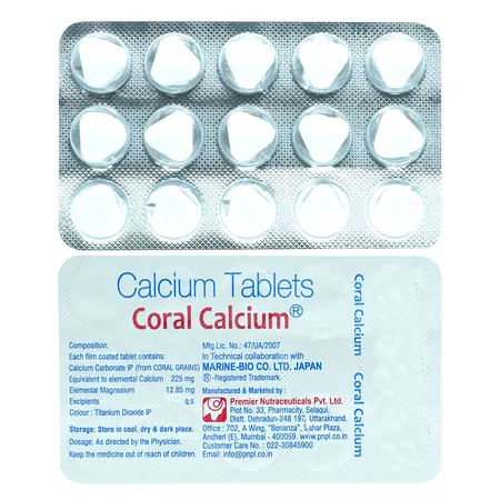 Coral Calcium Tablet 15's