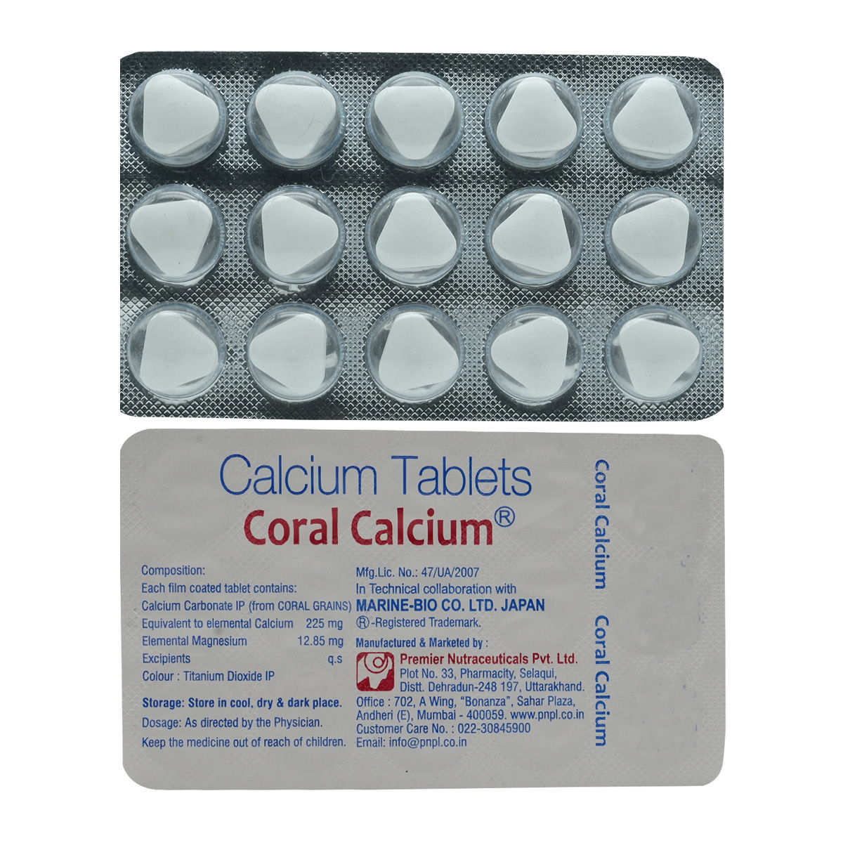 Coral Calcium Tablet 15's Price, Uses, Side Effects, Composition