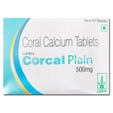 Corcal Plain 500 mg Tablet 10's