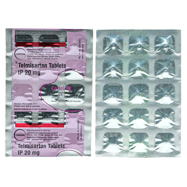 Cortel 20 mg Tablet 15's