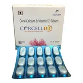 Corcell D3 Tablet 15'S, Pack of 15 TabletS
