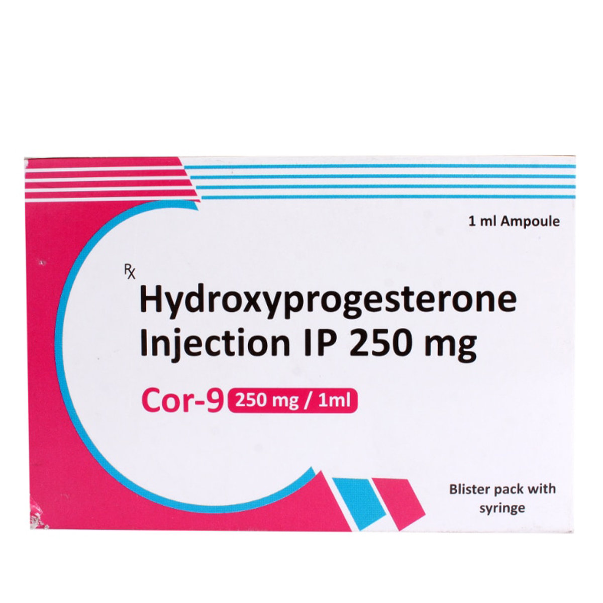 Cor-9 250 mg Injection 1 ml, Pack of 1 Injection Cor-9 250 mg Injection 1 ml, Pack of 1 Injection