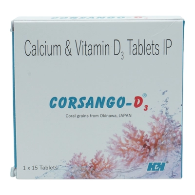 Corsango-D3 Tablet 15's, Pack of 15 TABLETS