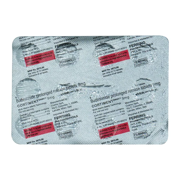 Cortiment Mmx 9 mg Tablet 10's, Pack of 10 TABLETS