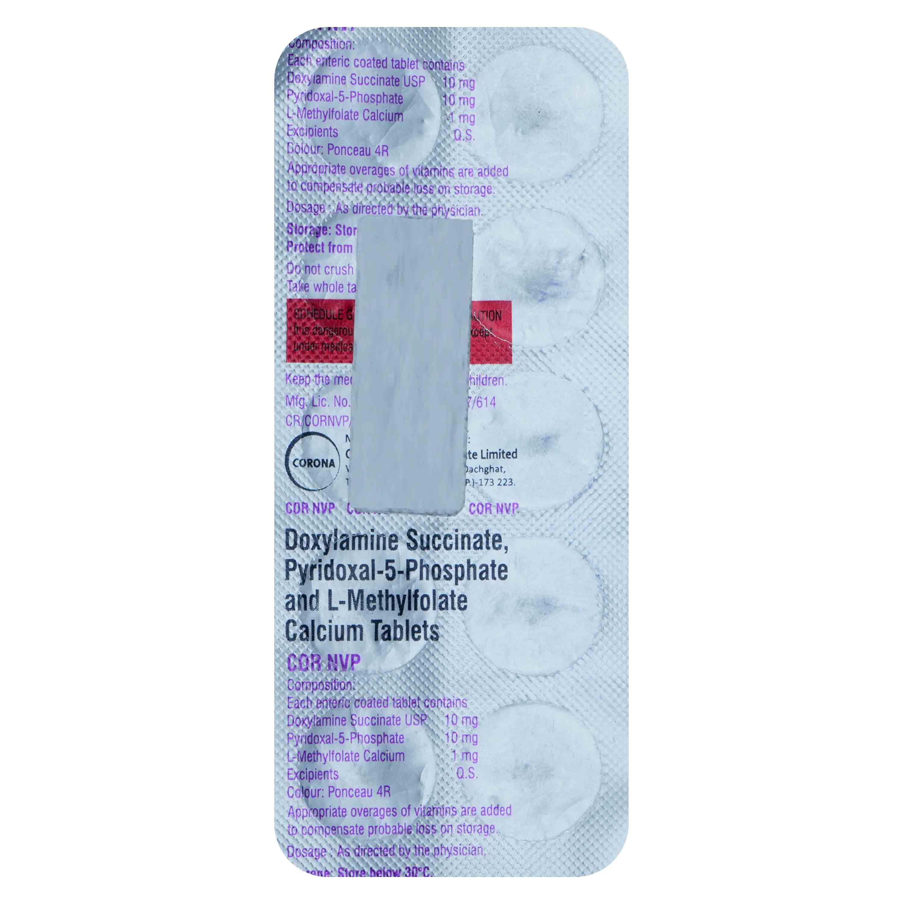 Cor NVP Tablet 10's Cor NVP Tablet 10's