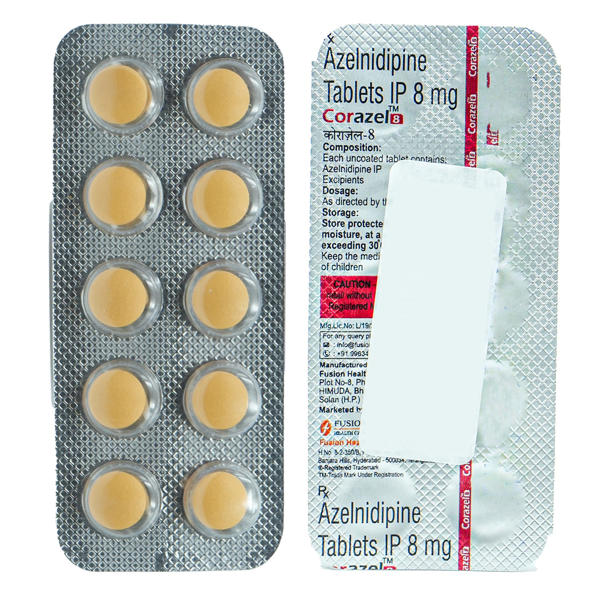 Buy Corazel 8 Tablet 10's Online