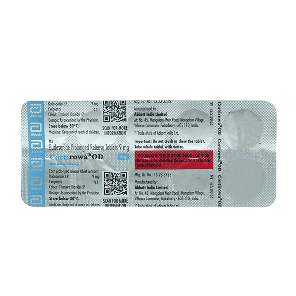 Cortirowa OD 9 mg Tablet 10's, Pack of 10 TabletS