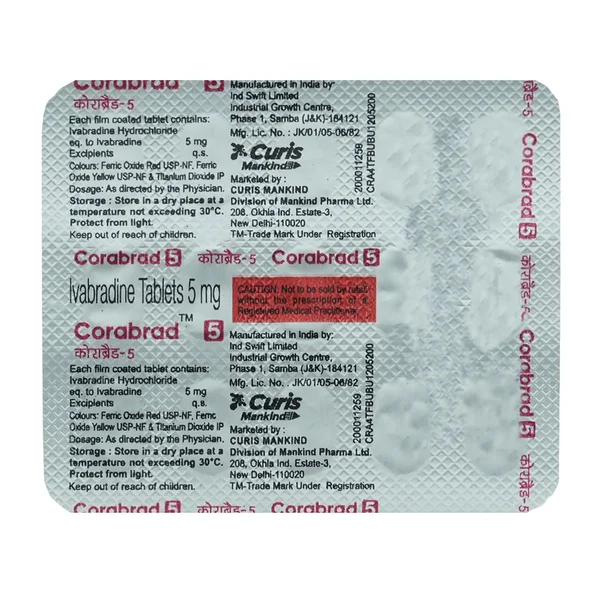 Corabrad 5 mg Tablet 15's