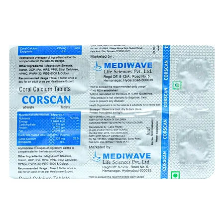 Corscan Tablet 10's