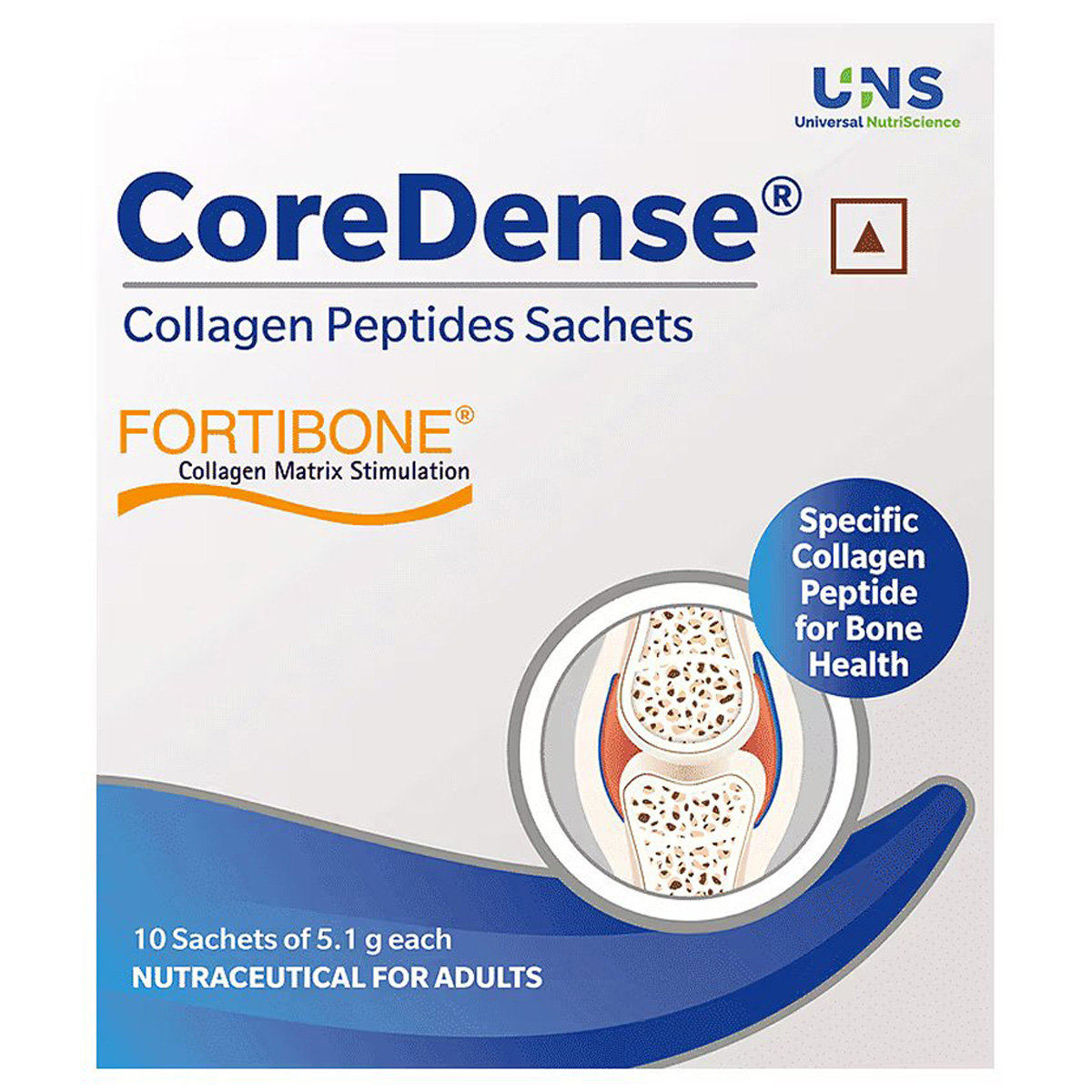 Buy Coredense Collagen Peptides Powder Sachet 5.1 gm Online