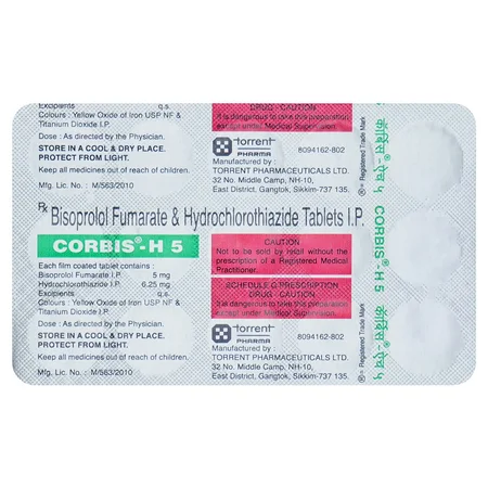 Corbis-H 5 Tablet 15's