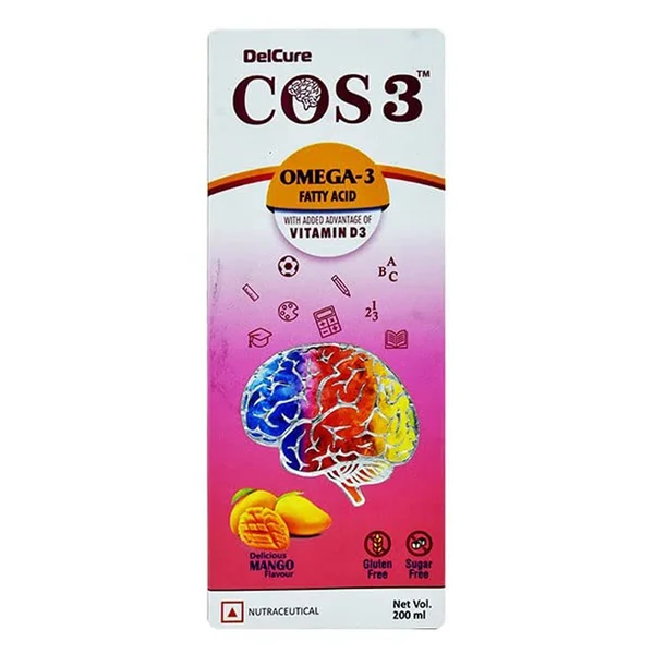 Cos 3 Sugar Free Mango Syrup 200 ml